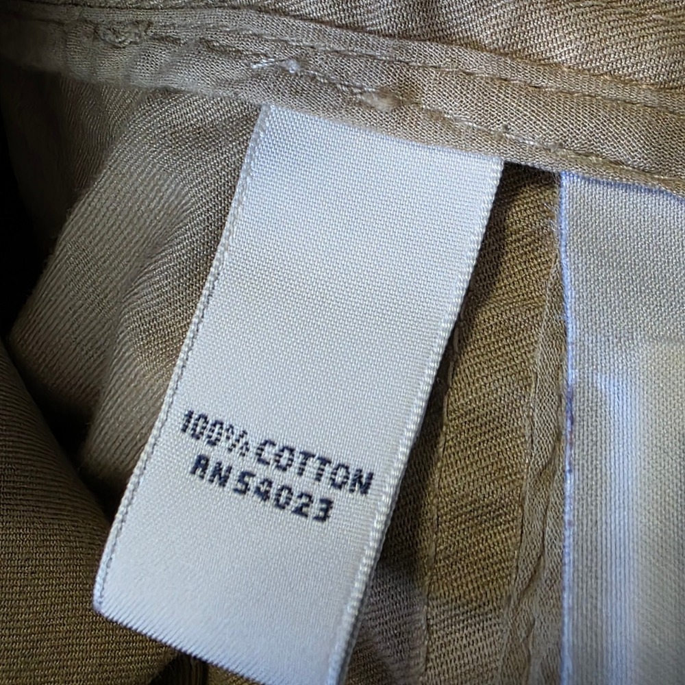 Banana Republic Heritage Safari Jacket Khaki Tan Cotton Field Blazer 417077-01 6 - Picture 8 of 10